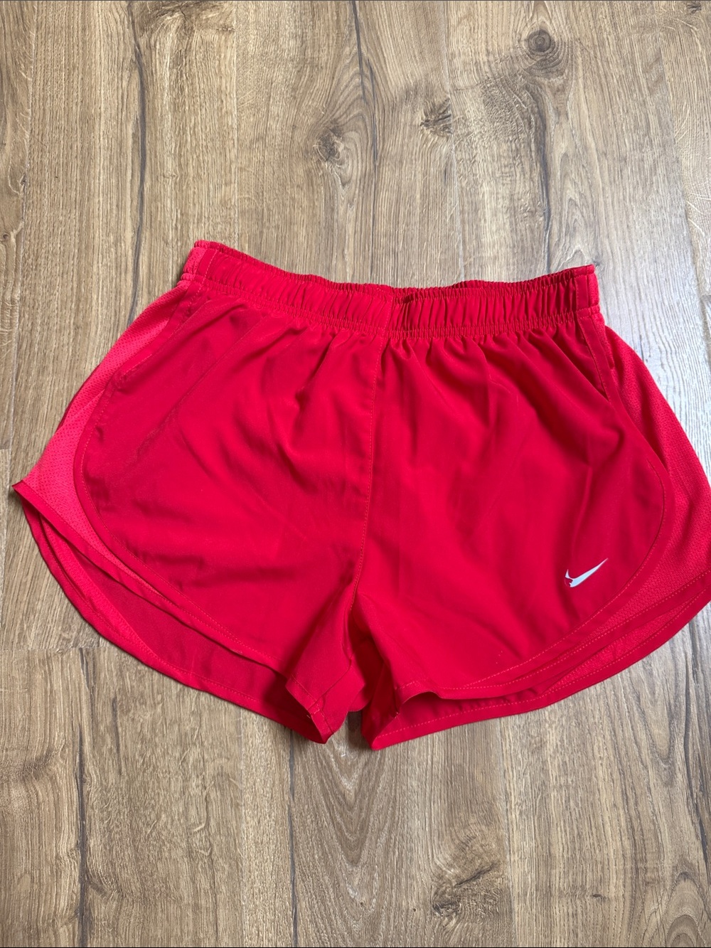 Nike Women's Bright Red Athletic Running Shorts